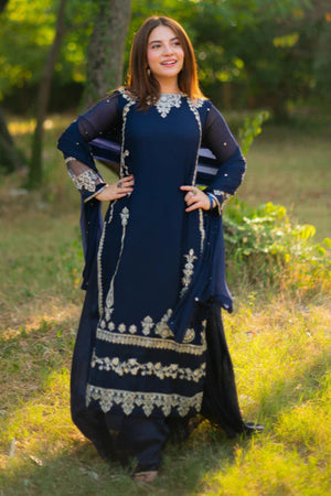 MAHPARA BLUE  3-Piece