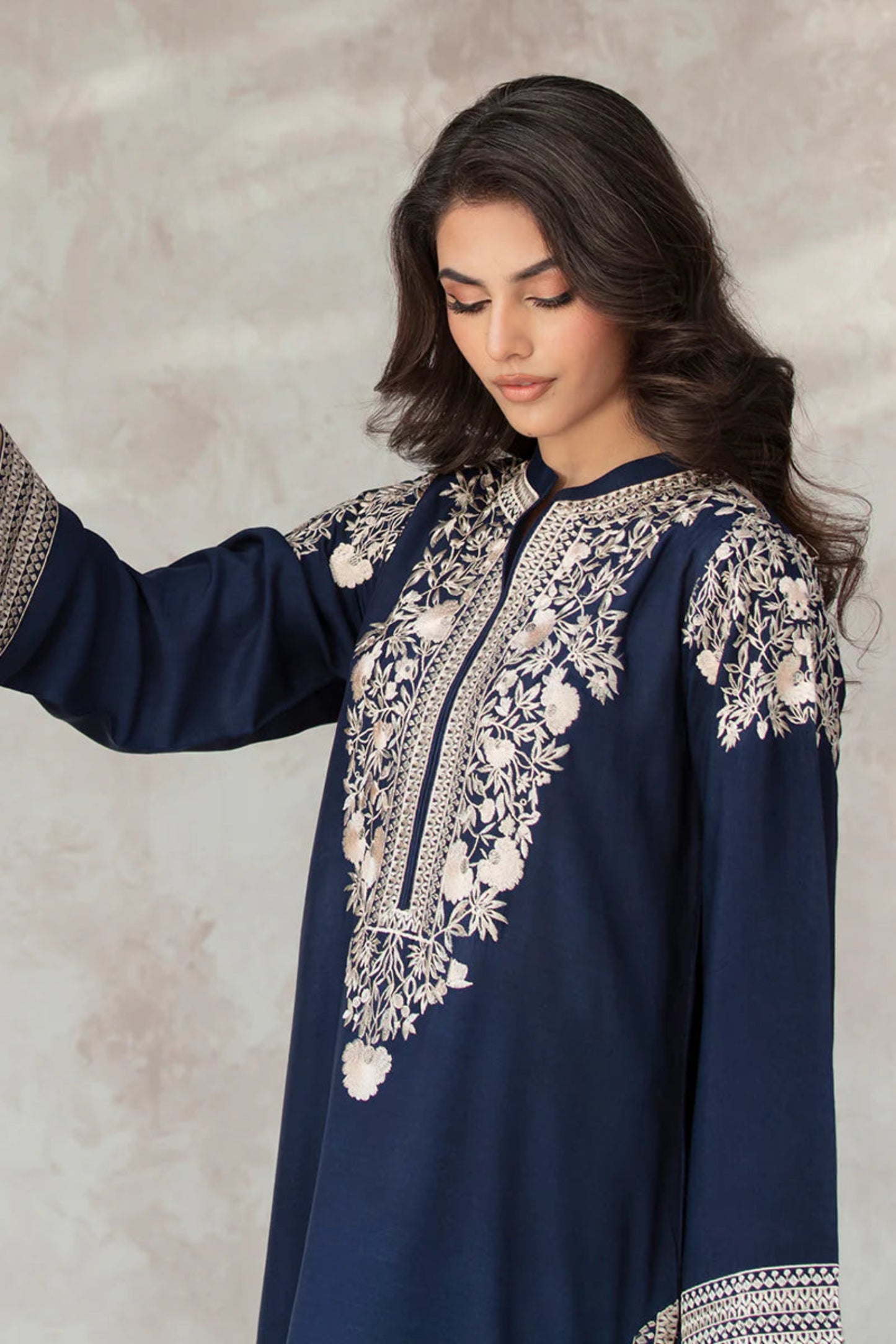 Zumar - 2 Pc Embroidered