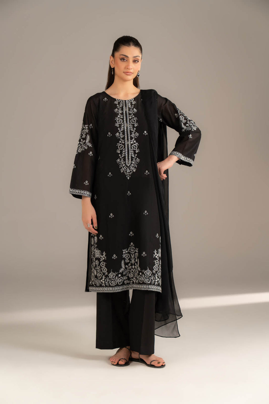 FAYRA 3PC Embroidered