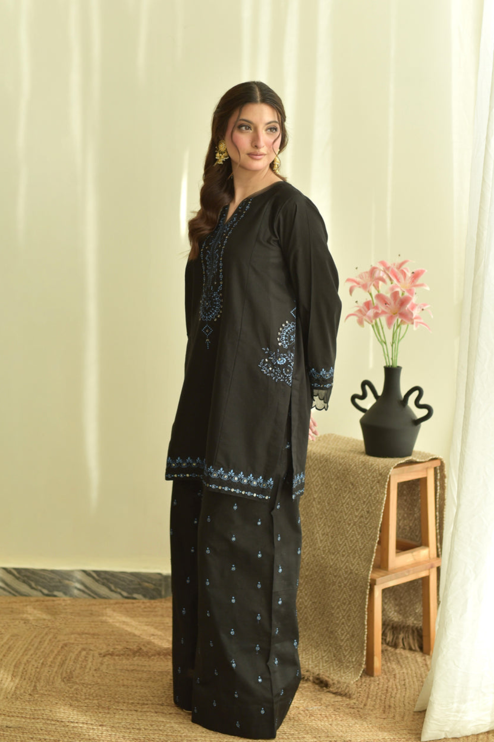 IRINA 3-PIECE EMBROIDERED