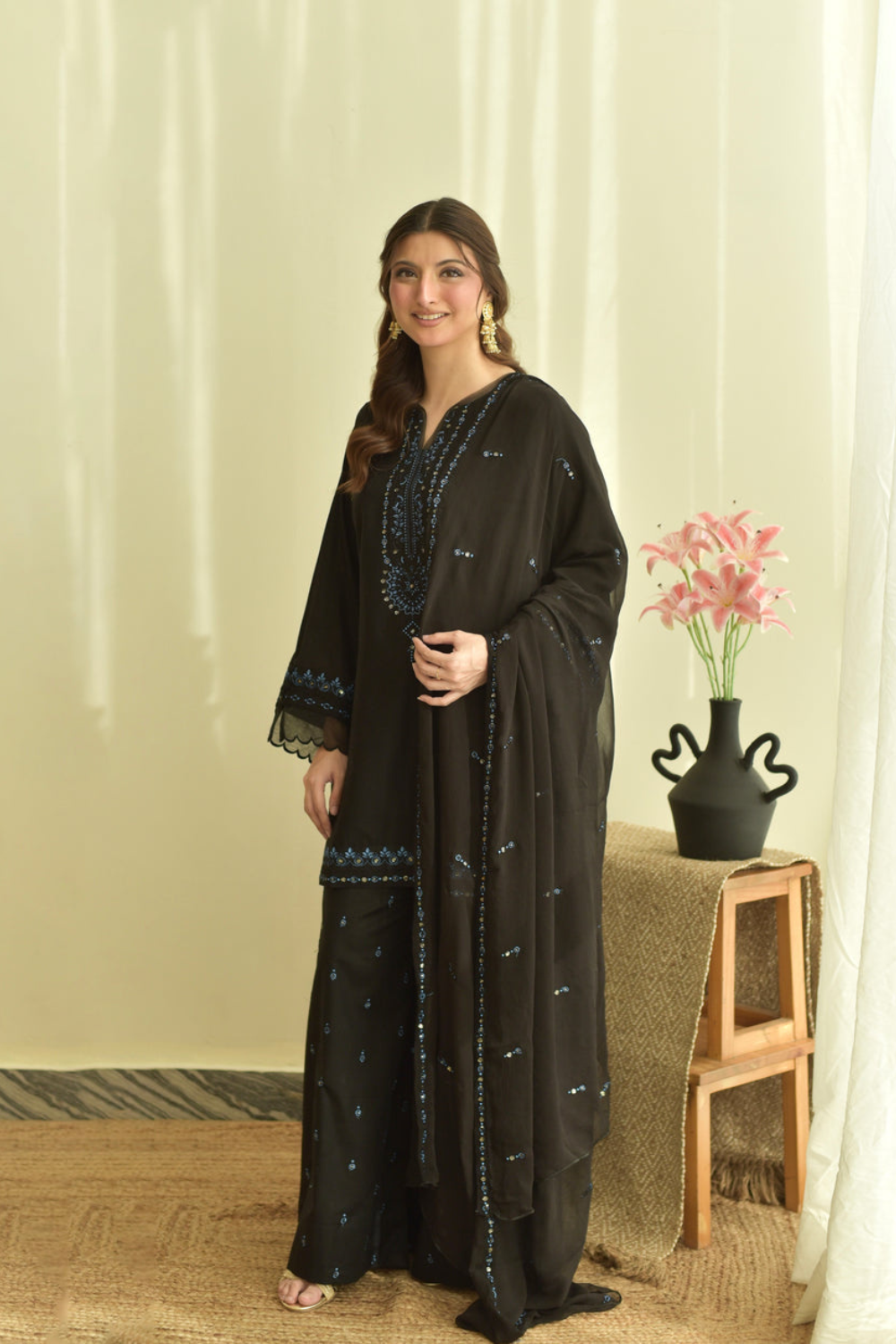 IRINA 3-PIECE EMBROIDERED