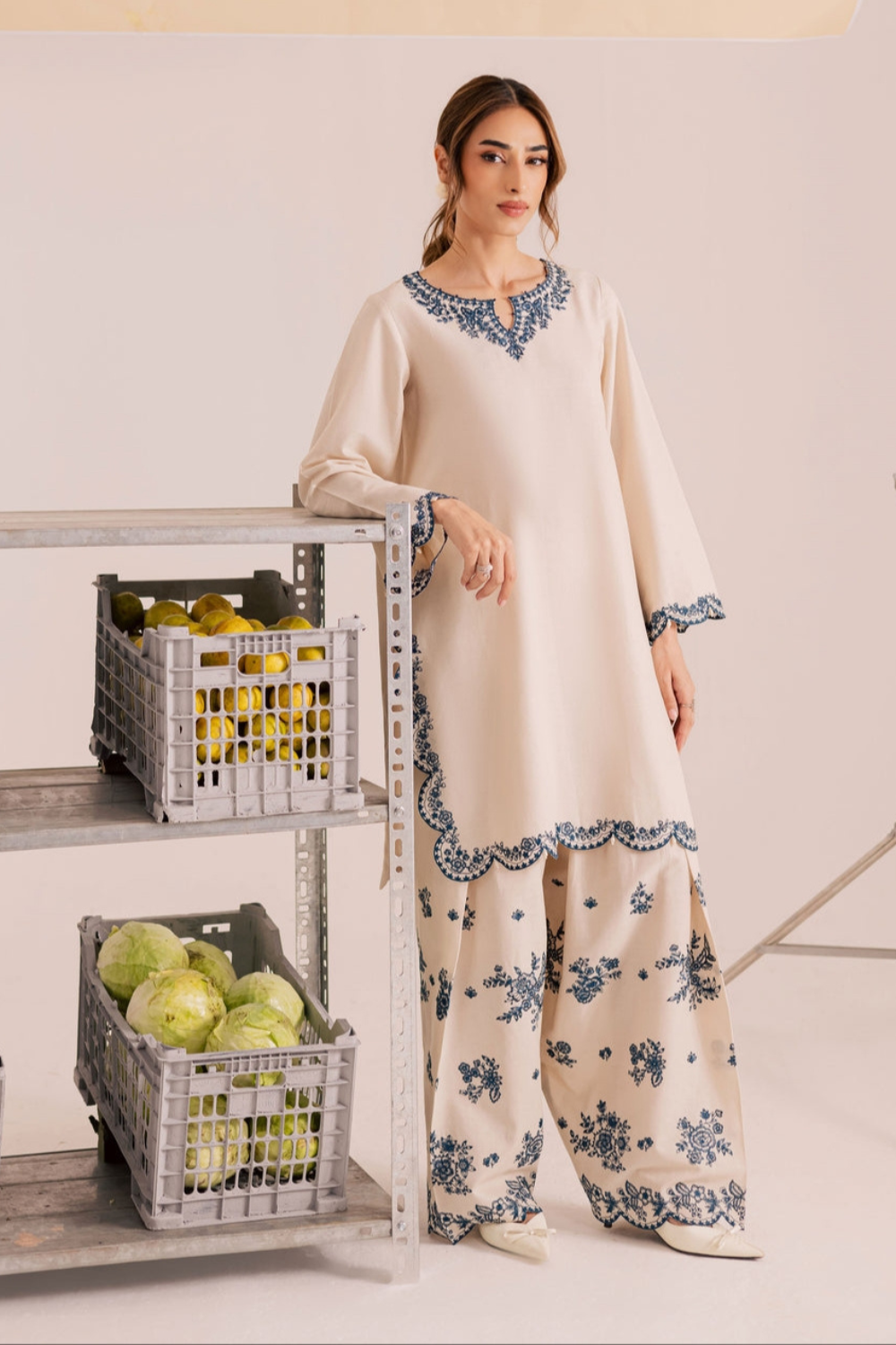 Mahrose Embroidered 2-Piece